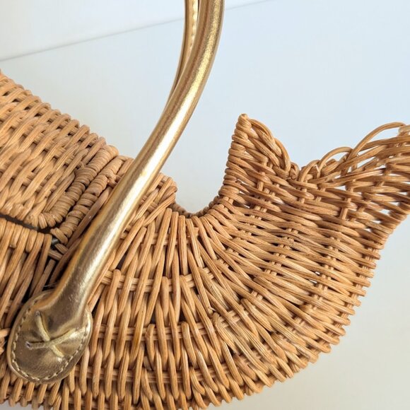 Vintage Cappelli Fish Shaped Wicker Purse - Picture 13 of 13